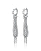 The Rossi Chain Huggies in Silver - thumbnail