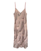 Beaded Cabaret Slip Dress - Champagne - thumbnail
