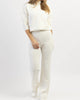 Bunny Slope Flare Pant Set In Ivory - thumbnail
