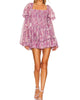 Alexa Dress In Mauve Summer Floral - thumbnail