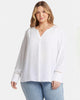 Liliana Lace Peasant Blouse - thumbnail