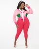 Smak Parlour 1960s Hot Pink Pin Dot Daisy Pocket Smarty Pants Capri - thumbnail