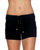 4" Board Short In Black - thumbnail