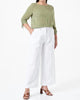 Amita Trousers In Eco White - thumbnail