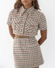 Coco Mini Skirt In Newbury Plaid Tweed - thumbnail