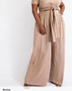 Charita Two Piece Pants Set In Mocha - thumbnail