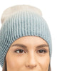 Dip Dye Beanie In Medium Blue - thumbnail