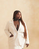 Linen Cut-Out Blazer - thumbnail