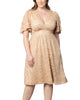 Starry Sequined Lace Cocktail Dress - thumbnail