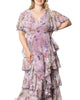 Tour de Flounce Chiffon Evening Gown - thumbnail