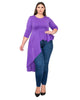 Sanctuary Asymmetrical Peplum Top - thumbnail