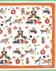 Fall About Dogs Bandana Scarf In Multi - thumbnail