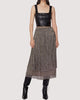 Le Mysterieux Midi Skirt In Gold Silver Multi - thumbnail