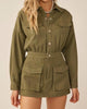 Keep It Cute Romper In Olive - thumbnail