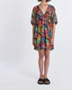 Ladies V-Neck Printed Dress In Mareva - thumbnail