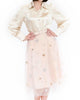 Metallic Tulle Skirt In Snowflake - thumbnail