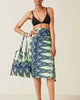 Pareo And Tote Set In Dylan Ikat Denim - thumbnail