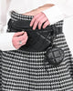 Quilted Crossbody Sling Bag In Black - thumbnail