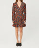 Resort Wendy Dress In Black Vichy Rose Mini - thumbnail