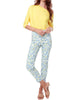 Speckles Print Pant In Blue/Yellow - thumbnail