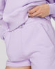 Sweat Short With Logo In Purple - thumbnail