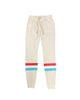 Stripe Jogger In White - thumbnail
