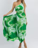 Surf Club Midi Dress In Green - thumbnail