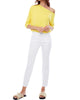 Up!Dated Denim Jean In White - thumbnail