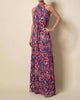 Violet Maxi Dress In Large Ikat Melange - thumbnail