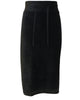 Women'S Velour Sport Skirt In Black - thumbnail