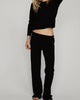 Women'S Straight Leg Sweatpant In Black - thumbnail