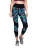 Active Mesh 7/8 Legging In Lucy Tropical Print - thumbnail
