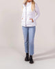 Short Sleeve Puffer Jacket in White - thumbnail