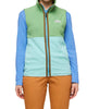 Amado Fleece Vest in Kelp/Sea Glass - thumbnail