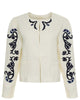 Ali Jacket in Scrolls Marine - thumbnail
