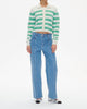Chevelle Cardigan in Creme Green Breton - thumbnail