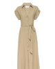 Women's Fia Belted Midi Dress In Sahara - thumbnail