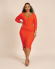 Flora Ruched Bodycon Dress - thumbnail