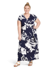 Miami Faux Wrap Maxi Dress - thumbnail