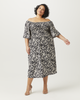 Odetta Smocked Lounge Dress - thumbnail