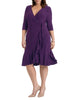 Whimsy Ruffled Wrap Dress - thumbnail