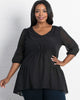 Cheryl Chiffon Tunic Top - thumbnail