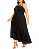 Larissa Strappy Halter Maxi Dress - thumbnail