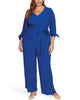 Sienna Tie-Sleeve Jumpsuit - thumbnail