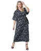 Aubrey Kimono Wrap Maxi Dress - thumbnail