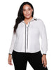 Quinn Button Front Top - thumbnail