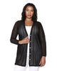 Sloane Striped Button-Front Cardigan - thumbnail