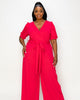 Iris Wrap Pocket Jumpsuit - thumbnail