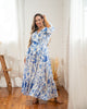 Nicole Tie Front Maxi Dress - thumbnail