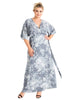 Aubrey Kimono Wrap Maxi Dress - thumbnail